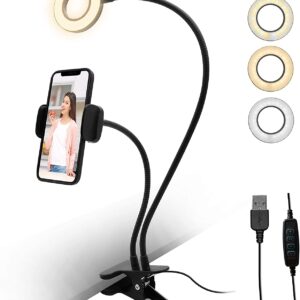 CheapCheap Selfie Ring Light with Cell Phone Holder