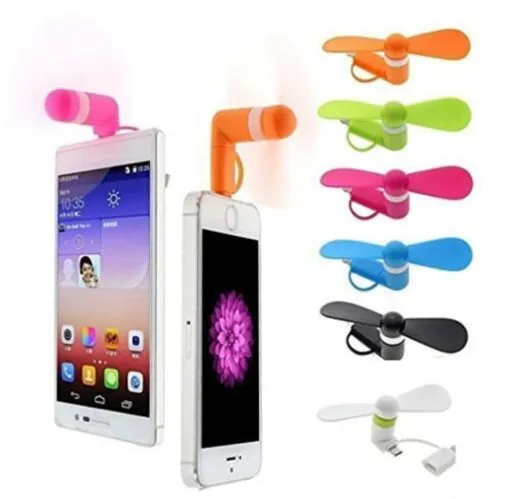 (6) Mini Cell Phone Fan for iPhone and Android - Image 6