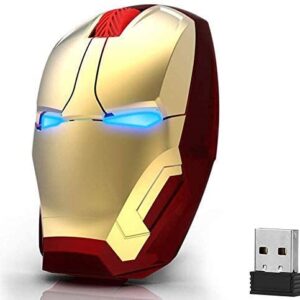Wireless Mouse Cool Iron Man Mouse 2.4 G