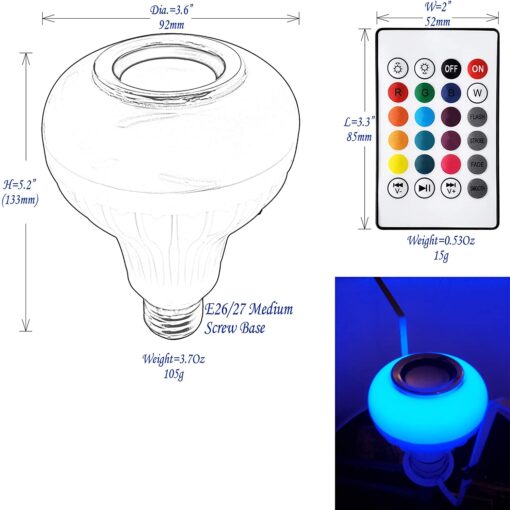 RGB Smart Music Bulb - Image 7