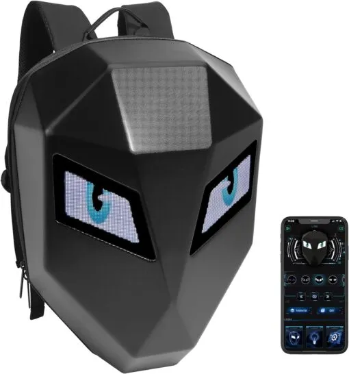 led biker backpack