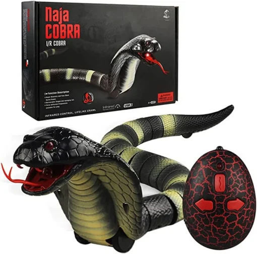 Black Cobra Snake Toy (Prank Toy)