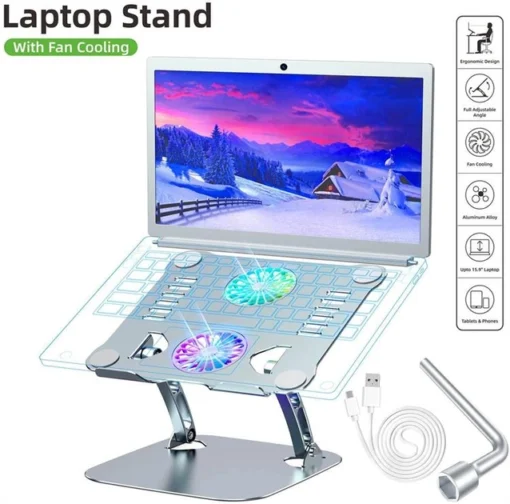 Laptop Stand With Cooling Fan