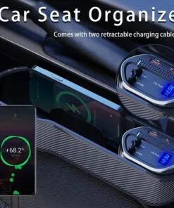 Fast Wireless Charging All in 1 Car Seat Gap Storage Box