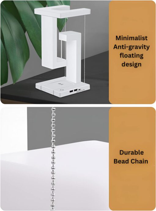 LED Anti-Gravity Desk Lamp Fast Wireless Charging - Image 4