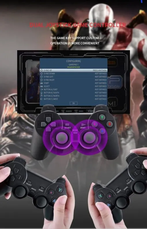 G11 Pro Game Box Console, 4k, Wifi, 40000 Games, Dual System, 128gb , upgraded system, two wireless controllers ps1/n64 - Image 4