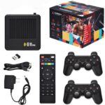 G11 Pro Game Box Console, 4k, Wifi, 40000 Games, Dual System, 128gb , upgraded system, two wireless controllers ps1/n64