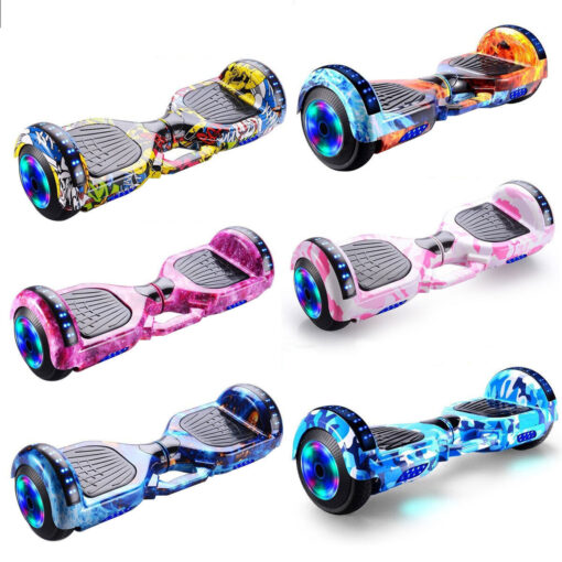 Hoverboard Bluetooth Speaker LED Self Balancing Scooter (6.5 inch) - Image 2