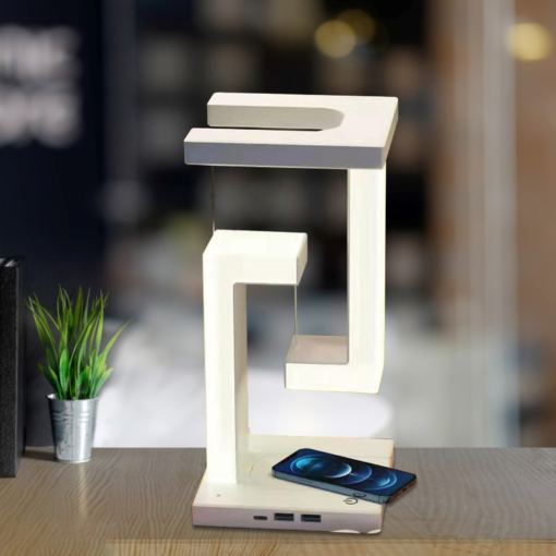 LED Anti-Gravity Desk Lamp Fast Wireless Charging - Image 6