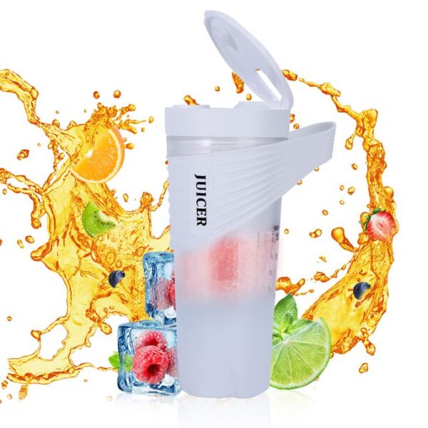 (White) Portable Blender For Shakes And Smoothies, Portable for Traveling Gym Office