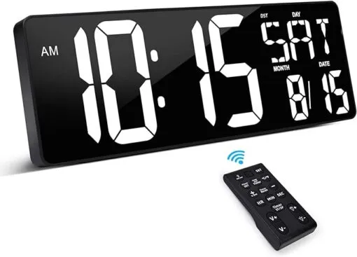 Large Digital Wall Clock 16.5 Inch - Image 7