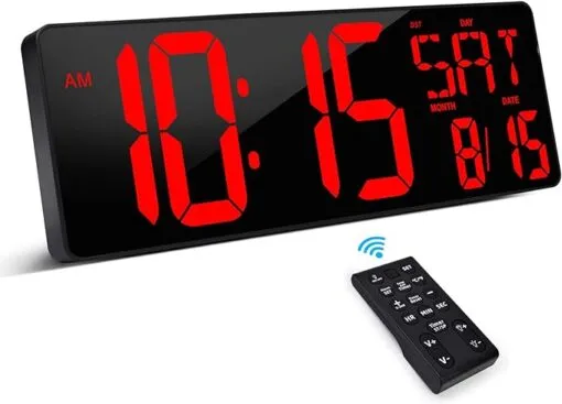 Large Digital Wall Clock 16.5 Inch - Image 2