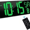 Large Digital Wall Clock 16.5 Inch