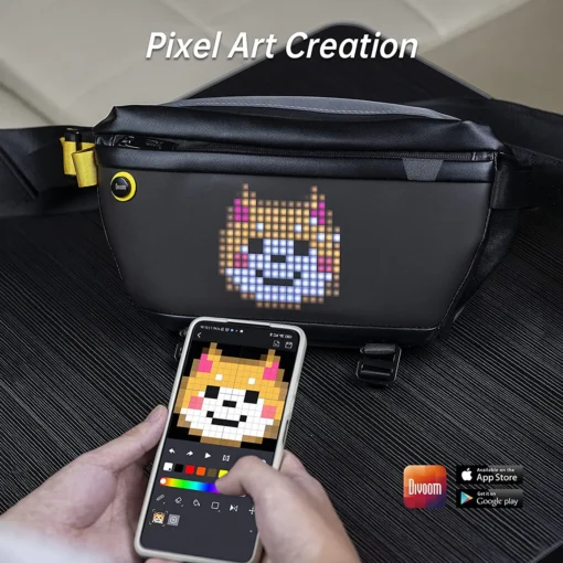 Divoom Sling Bag with Pixel Art Display - Image 7