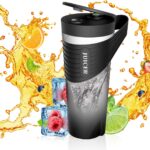 (Black) Portable Blender For Shakes And Smoothies, Portable for Traveling Gym Office
