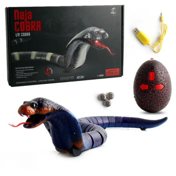 Blue Cobra Snake Toy (Prank Toy)