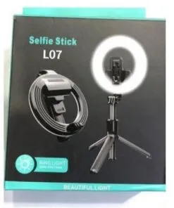 L07 Selfie Stick With Ring Light