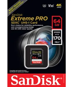 Sandisk Sd Extreme Pro 64Gb 170mb/s