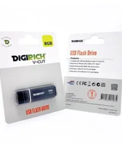 Digirich V-Cut Flash Drive 8gb Black
