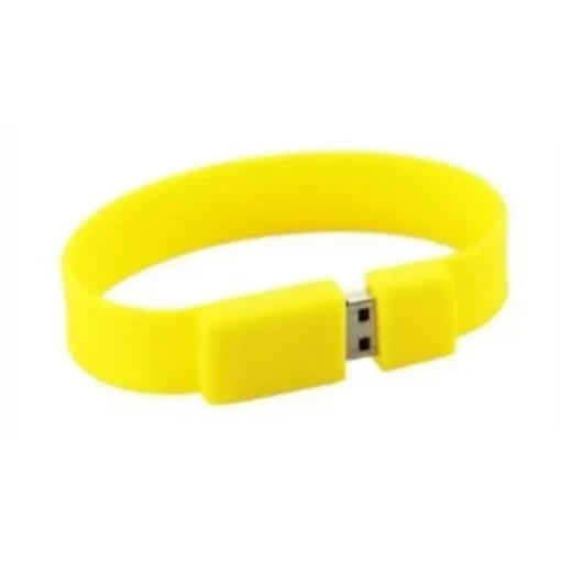 Silicon Wristband Flash 4Gb Yellow