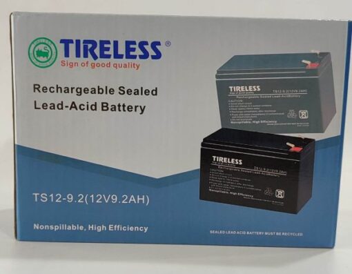 Tireless Rechargeable UPS battery 12V9.2Ahs