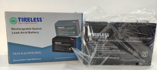 Tireless Rechargeable UPS battery 12V9.2Ahs - Image 2