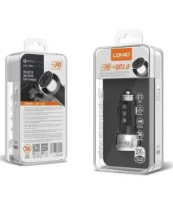 Ldnio C1 38W Car Charger Quick Charge 3.0 & PD Fast