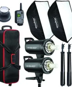 Godox SK400ii 2Heads Bowens Mount Softbox 400w 60x90cm