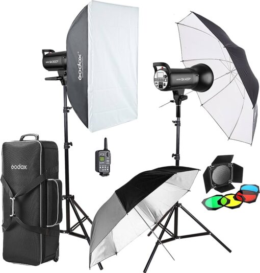 Godox SK400ii 2Heads Bowens Mount Softbox 400w 60x90cm - Image 3