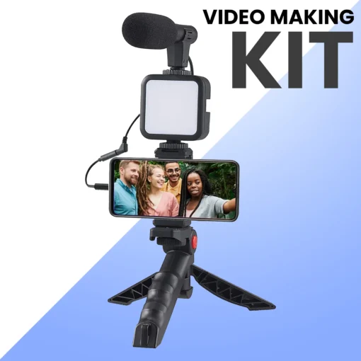 AY-49G Video Making Kit Vlogging Tripod - Image 2