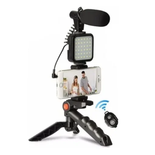 AY-49G Video Making Kit Vlogging Tripod - Image 3