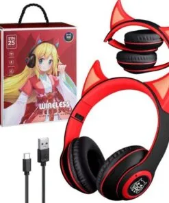 STN-25 Cat Ear Headset With Tf Card Slot