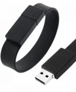 Silicon Wristband Portable Flash 8Gb Black