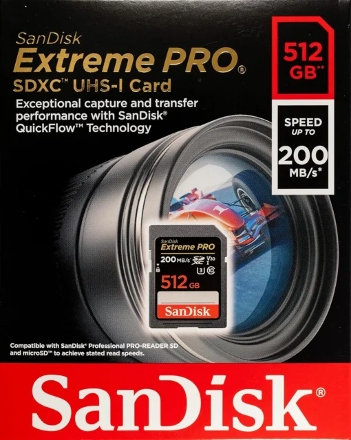 SanDisk Extreme Pro Sdhc 512gb 200mb/s - Image 3