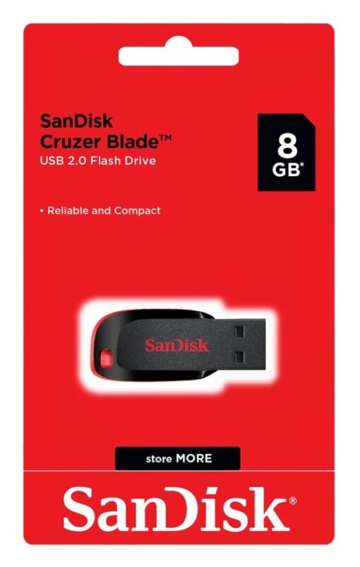 Sandisk Cruzer Blade Usb 2.0 Flash Drive 8gb