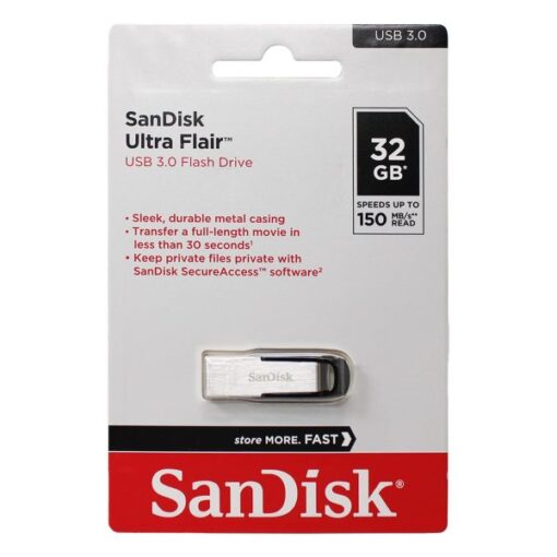 Sandisk Ultra Flair Usb 3.0 Flash Drive 32gb 150mb/s