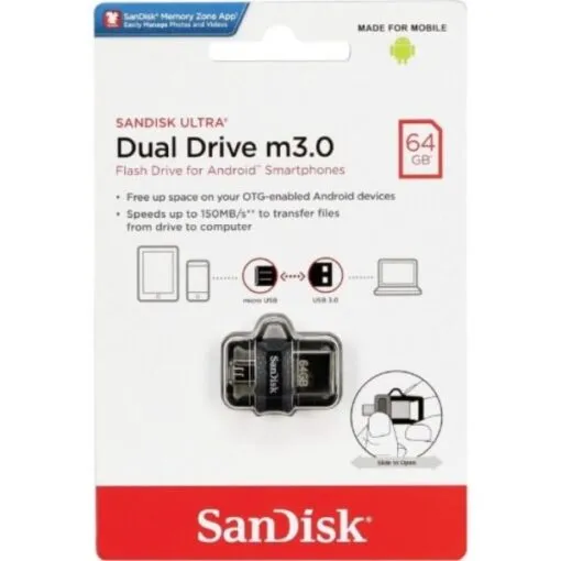 Sandisk Ultra Dual Drive M3.0 64gb