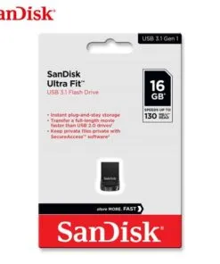 Sandisk Ultra Fit Usb 3.1 Flash Drive 16gb