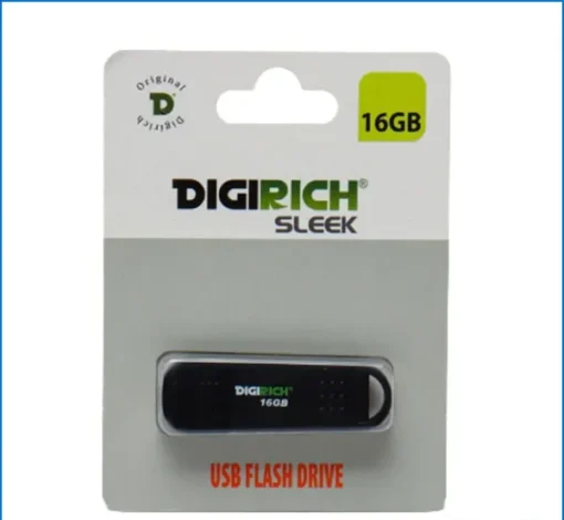 Digirich Sleek Flash Drive 16Gb Black