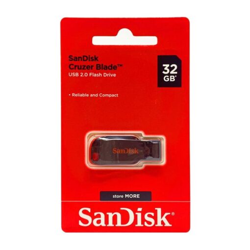 Sandisk Cruzer Blade Usb 2.0 Flash Drive 32gb