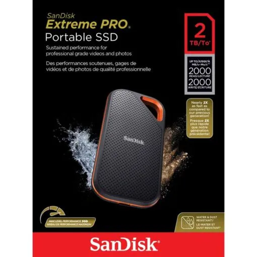 Sandisk Extreme Pro Portable SSD 2Tb 2000mb/s - Image 2