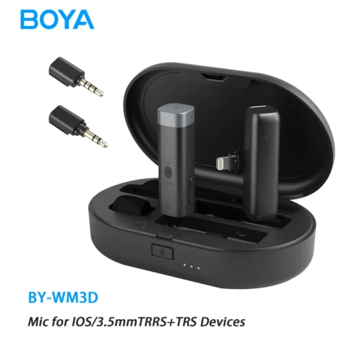 Boya By-WM3D Lapel Wireless Microphone - Image 3