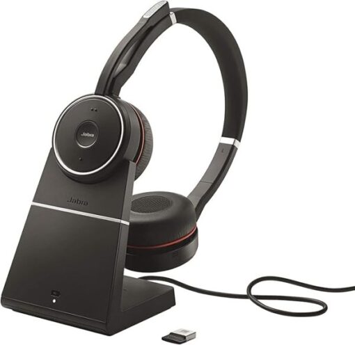 Jabra HSC040W Evolve 75 Wireless Headset with Charging Stand