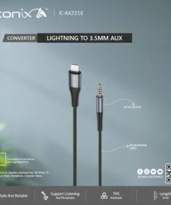 Iconix AX2216 Lightning 3.5 Aux Converter