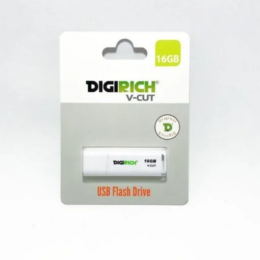 Digirich Sleek Flash Drive 16Gb White