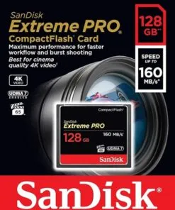 SanDisk Extreme Pro CompactFlash Card 128Gb 160mb/s