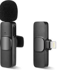 Wireless Clip-on Lavalier Microphone For iPhone