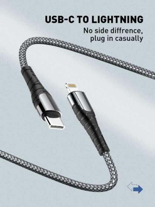 LDNIO Type-C Cable LC111 to Lightning - Image 2