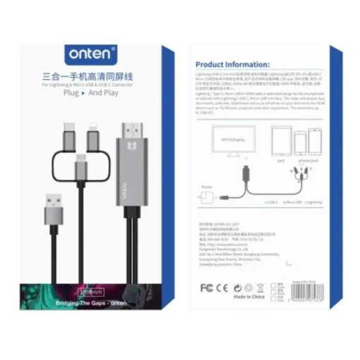 Onten Otn-7537A 3 in 1 Hdtv Connector Cable - Image 2