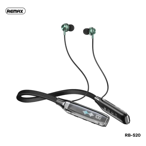 Remax RB-S20 Wireless Neckband Earphone V5.3 - Image 2